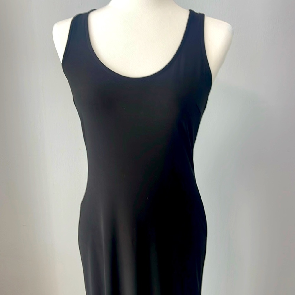 VENUS Black Fringe Dress Racer Back, Sz Small